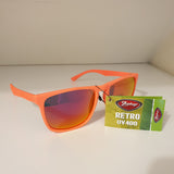 Retro UV400 - Fluoro Sunset sunglasses with Sunset Lenses