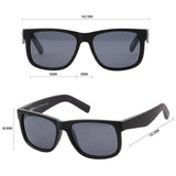 Riot - Matt Black + inner temple print / Blue Flash
