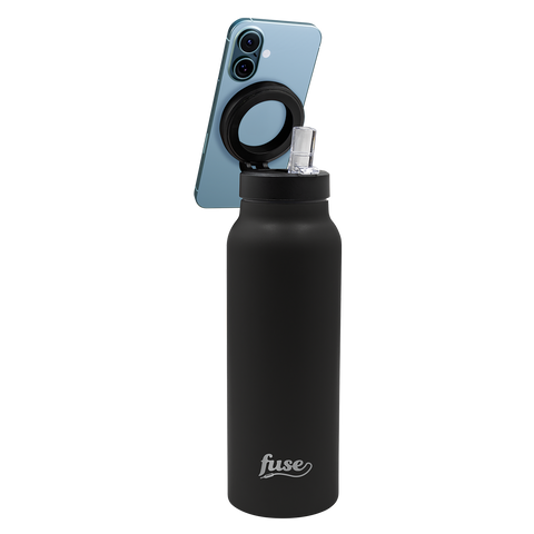 Magnetic Water Bottle with Phone Mount
