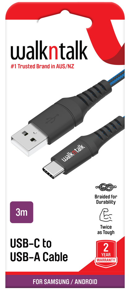 Extra-Long USB C Cable - 3 metres long