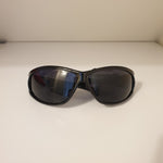 Fashion UV400 - Black-on-Black Wrap sunglasses - extreme protection