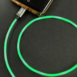 Light-up LED Cable - USB C to USB-A - for Samsung and Android