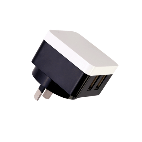 Multi USB Charger Plug with 2 ports